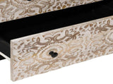 Storage Sideboard White 60 x 33.5 x 75 cm Solid Mango Wood 4018371