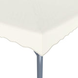 Gazebo 400x300 cm Cream Aluminium 48062