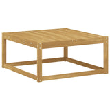 Outdoor Sofa Set 9 pcs White Solid Acacia Wood 3386888