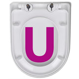 Toilet Seats with Soft Close Lids 2 pcs Plastic White 275930