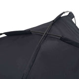 Dog Bed Folding Manual Black 122 x 93 x 106.5 cm Steel 42008168