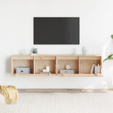 Wall Cabinets 2 pcs 80x30x35 cm Solid Wood Pine 813456