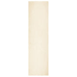 Medium Pile Soft and Washable Rug HUARTE Cream 80 x 300 cm 42022491