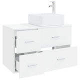 Bathroom Furniture Set 2 pcs White Engineered Wood 3403976