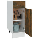 Drawer Bottom Cabinet Lyon Smoked Oak 30x46x81.5 cm Engineered Wood 815567