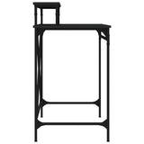 Desk Black 80x50x90 cm Engineered Wood and Iron 826704