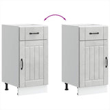 Kitchen Base Cabinet Lucca Concrete Grey Engineered Wood 853711