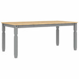 5 Piece Dining Set PANAMA Grey Solid Wood Pine 3345210