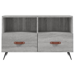 ZNTS TV Cabinet Grey Sonoma 80x36x50 cm Engineered Wood 828946