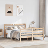 Bed Frame with Headboard without Mattress 140x190 cm 3306676