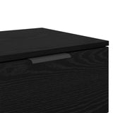 Bedside Cabinet 2 pcs Black Oak 45 x 39 x 50cm Engineered Wood 880509
