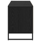 TV Cabinet Black Oak 140 x 36 x 49.5 cm Engineered Wood 886510