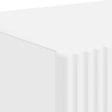 TV Wall Cabinet White 59.5 x 31 x 80 cm Engineered Wood 892359