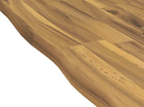 Live Edge Table Top 110 x 50 x 3.5 cm Rectangular White 938508