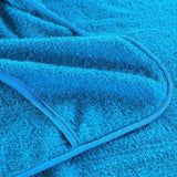 Beach Towels 6 pcs Turquoise 60x135 cm Fabric 400 GSM 3157061