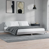 Bed Frame without Mattress Grey Sonoma 120x200 cm Engineered Wood 832155