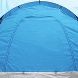 93183 Camping Tent 6 Persons Blue and Light Blue