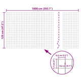 Euro Fence Steel 10x1.2 m Grey 142521