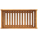 Garden Planter with Liner 80x42x40 cm Solid Wood Acacia 366435