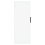 Wall Mounted Cabinet White 69.5x34x90 cm Engineered Wood 830380