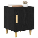 Bedside Cabinet 2 pcs Black Oak 40 x 40 x 50 cm Engineered Wood 880606