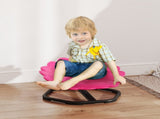 Flower-Shaped Sensory Spinning Chair with Non-Slip Base for Balance/Coordination, Pink T3398P378988