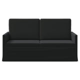 2 Seater Sofa Black 150 x 81 x 82 cm Velvet 42041093