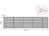 Gabion with 3.5 mm Wire and 5x2.5 cm Mesh 450x20x150 cm 3461691