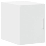 Slim Storage Cabinet White 30x42.5x225 cm Engineered Wood 3281259