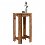 Bar Table Old Wood 51x50x103.5 cm Engineered Wood 854407