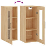 Wall Mounted Cabinet Sonoma Oak 34.5x34x90 cm 828935