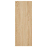 Wall Mounted Cabinet Sonoma Oak 69.5x34x90 cm 828439