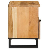 Bedside Cabinet Natural 40 x 33 x 46 cm Solid Mango Wood 4018050