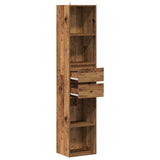 Book Cabinet Old Wood 36x30x171 cm Engineered Wood 856046