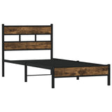 Bed Frame without Mattress with Headboard Sonoma Oak 100x200 cm 4017195
