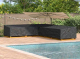 Furniture Cover Black 330 x 255 x 80 cm 420D Oxford Fbric 4105697