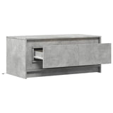 ZNTS Coffee Table with LED Lights Concrete Grey Engineered Wood 851987