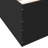 Bed Frame without Mattress Black 90x200 cm 3280966