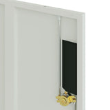 File Cabinet Light Grey 90x40x40 cm Steel 339717