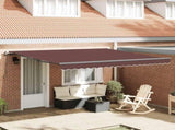 Manual Retractable Awning Brown 400x300 cm 3310208