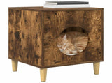 Cat House Smoked Oak 42.5 x 40 x 53 cm Engineered Wood 8000676