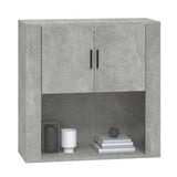 Wall Cabinet Concrete Grey 80x33x80 cm Engineered Wood 816588