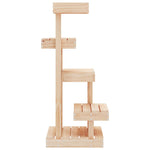 ZNTS Cat Tree 45.5x49x103 cm Solid Wood Pine 824648