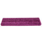 ZNTS Stair Mats 30 pcs 65x21x4 cm Violet 3365830