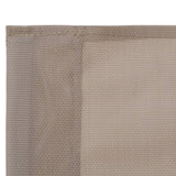 4 Piece Garden Lounge Set Fabric & Steel Taupe 44354