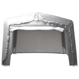 Storage Tent 370x370 cm Steel Grey 3079591