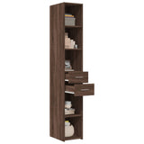 Highboard Brown Oak 30x42.5x185 cm Engineered Wood 846242