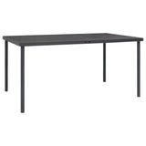 Outdoor Dining Set Anthracite Powder-coated steel Medium 3073517