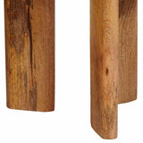 Nesting Coffee Tables 3 pcs Brown Solid Mango Wood 4104654