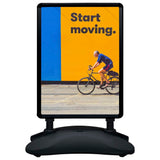 A1 Waterbase Poster Stand Black Aluminium Alloy 51205